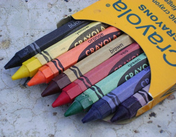 Triangular crayons